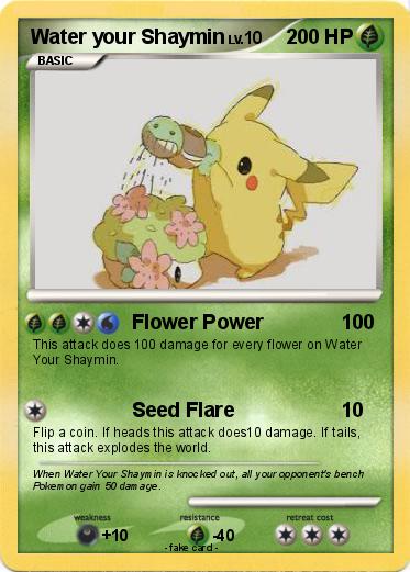 Pokemon Water your Shaymin