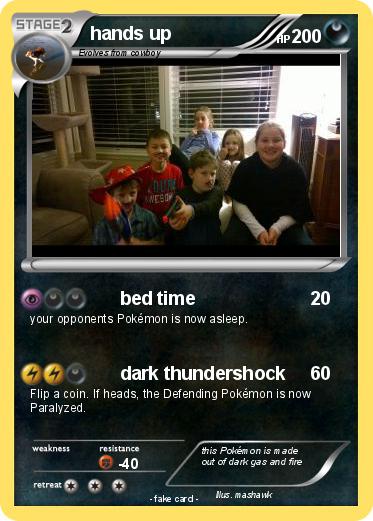 Pokemon hands up