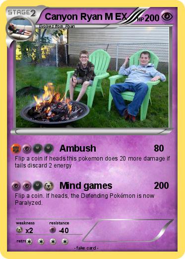 Pokemon Canyon Ryan M EX