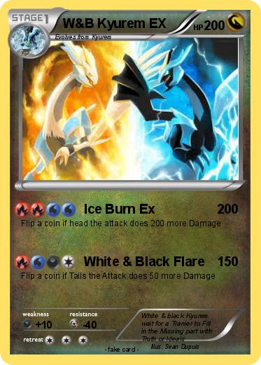 Pokemon W&B Kyurem EX