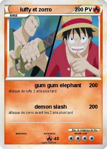 Pokemon luffy et zorro
