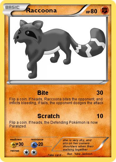 Pokemon Raccoona