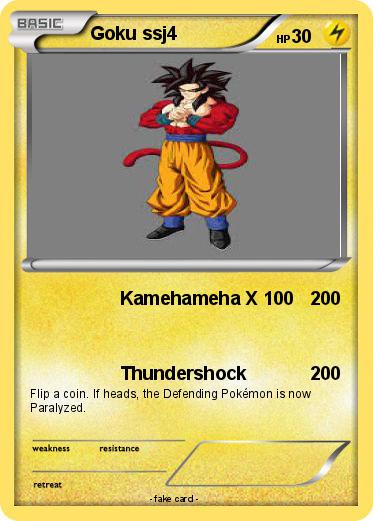 Pokemon Goku ssj4