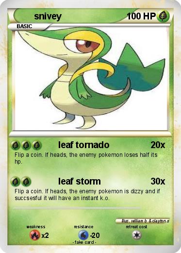 Pokemon snivey