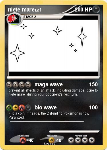 Pokemon niete mare