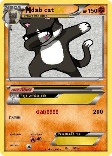 Pokemon dab cat