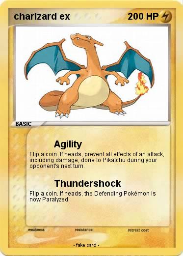 Pokemon charizard ex