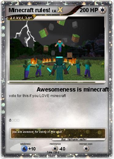 Pokemon Minecraft rules!