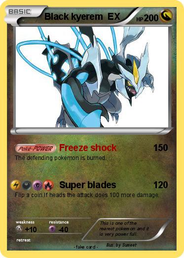 Pokemon Black kyerem  EX