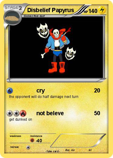 Pokemon Disbelief Papyrus