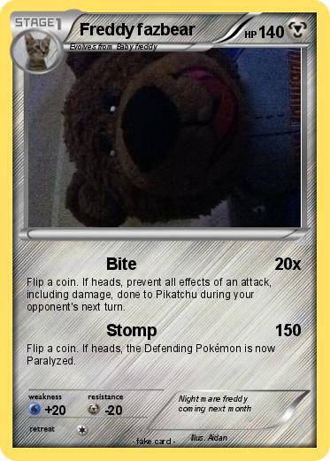 Pokemon Freddy fazbear