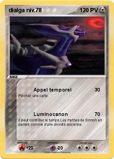 Pokemon dialga niv.78
