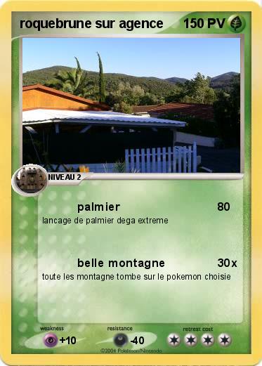 Pokemon roquebrune sur agence 