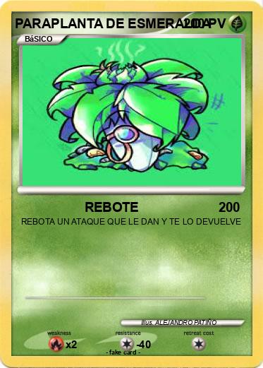 Pokemon PARAPLANTA DE ESMERALDA