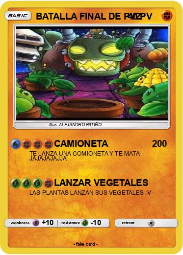 Pokemon BATALLA FINAL DE PVZ