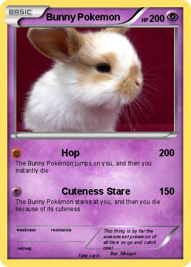 Pokemon Bunny Pokemon