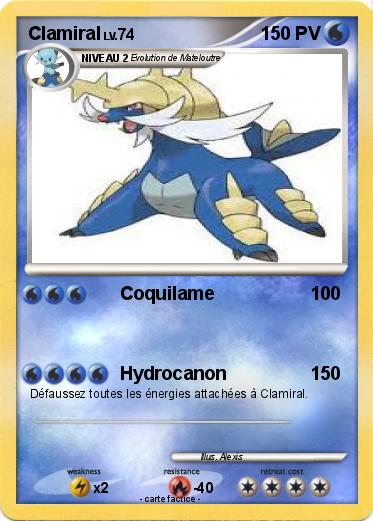 Pokemon Clamiral