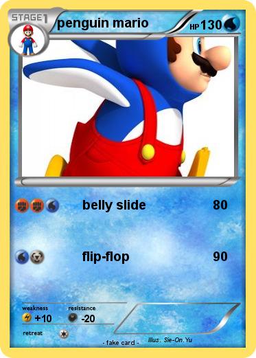 Pokemon penguin mario