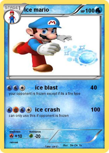 Pokemon ice mario