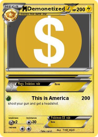 Pokemon Demonetized
