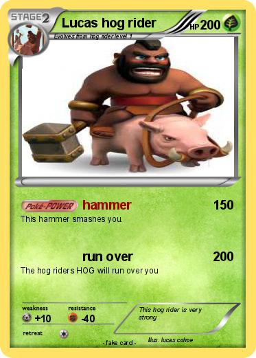 Pokemon Lucas hog rider