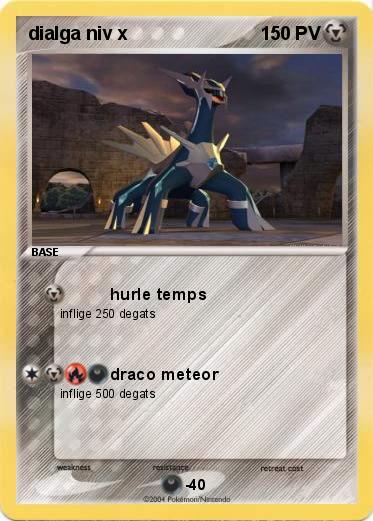 Pokemon dialga niv x