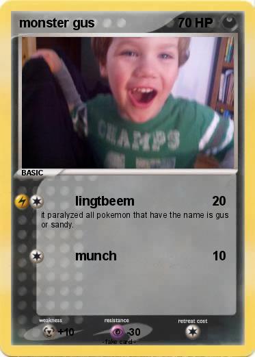 Pokemon monster gus