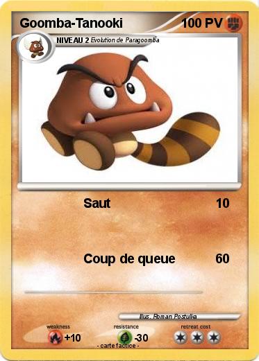 Pokemon Goomba-Tanooki