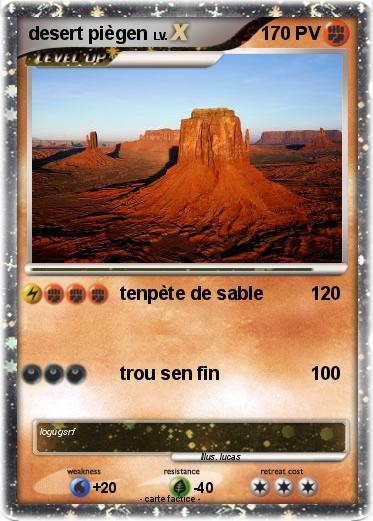 Pokemon desert piègen