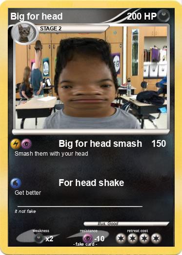 Pokemon Big for head