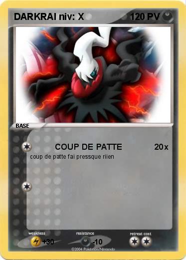 Pokemon DARKRAI niv: X