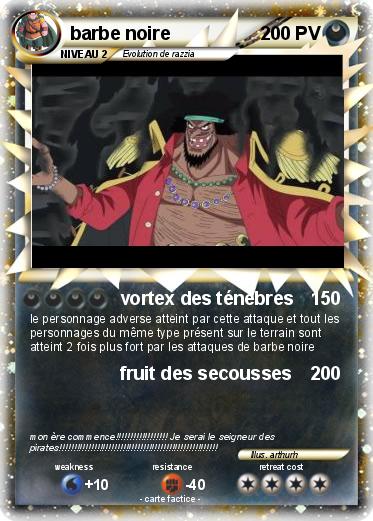 Pokemon barbe noire