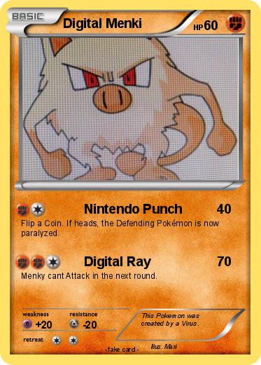 Pokemon Digital Menki