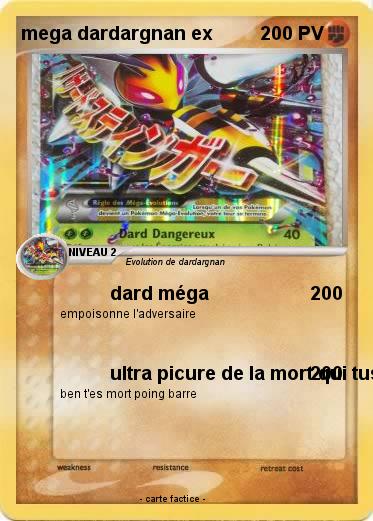 Pokemon mega dardargnan ex
