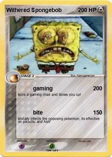 Pokemon Withered Spongebob