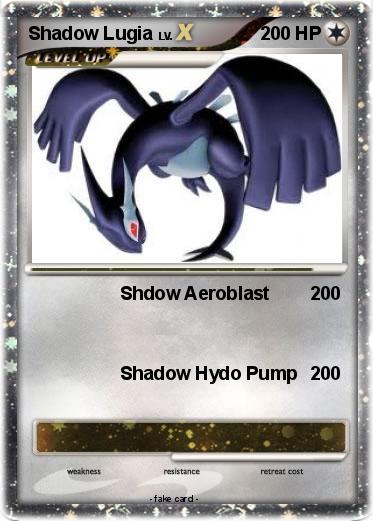 Pokemon Shadow Lugia