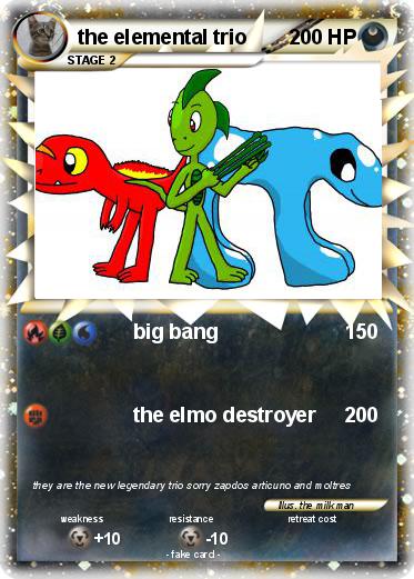 Pokemon the elemental trio