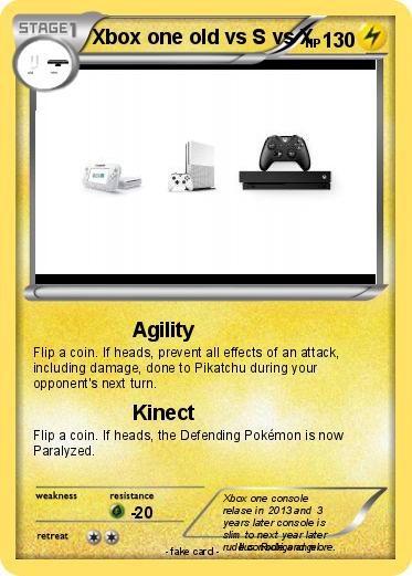 Pokemon Xbox one old vs S vs X