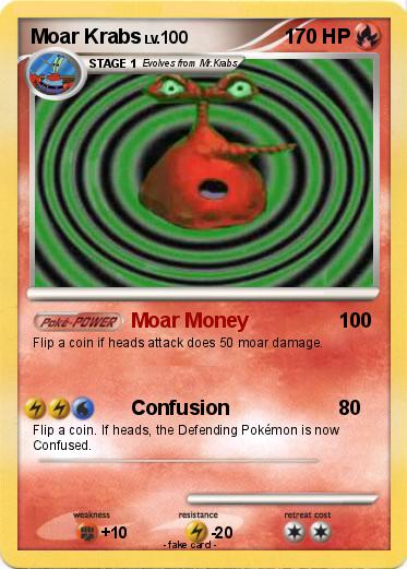 Pokemon Moar Krabs