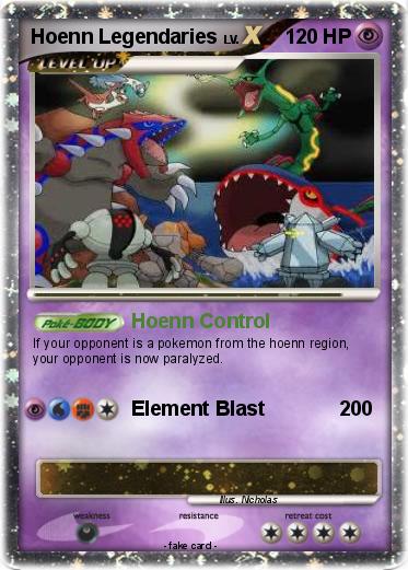 Pokemon Hoenn Legendaries