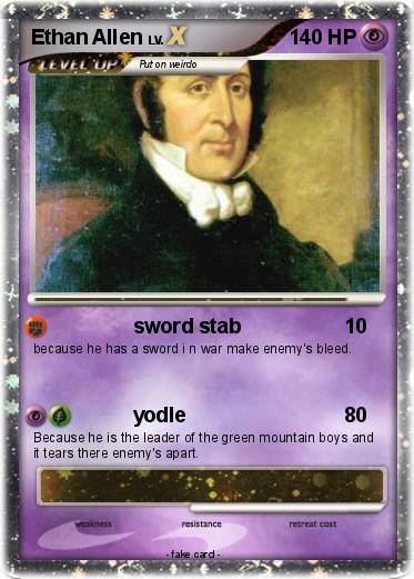 Pokemon Ethan Allen