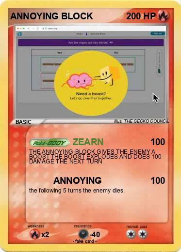 Pokemon ANNOYING BLOCK
