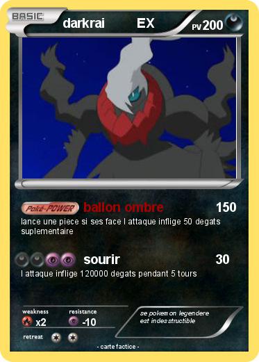 Pokemon darkrai         EX