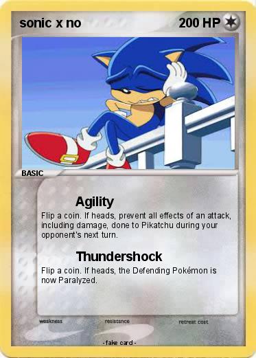 Pokemon sonic x no