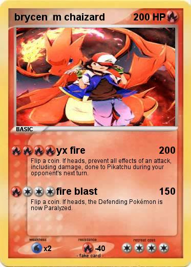 Pokemon brycen  m chaizard