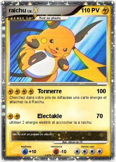 Pokemon raichu