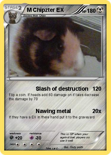 Pokemon M Chipzter EX