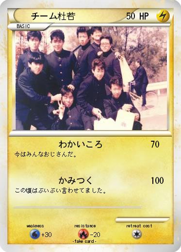 Pokemon チーム杜若