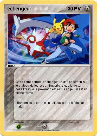 Pokemon echengeur         