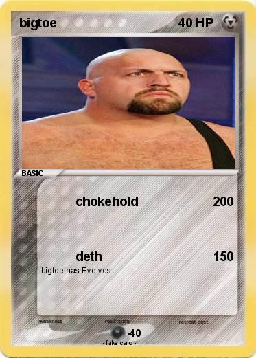 Pokemon bigtoe